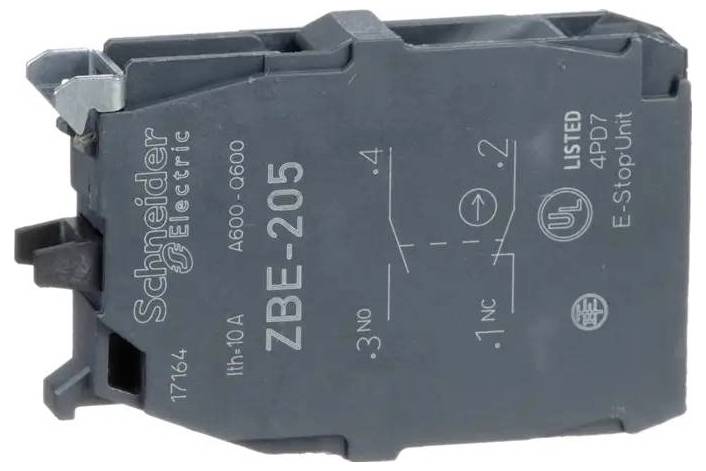Schneider Electric ZBE205 ZBE205 Hilfsschalterblock 1St.