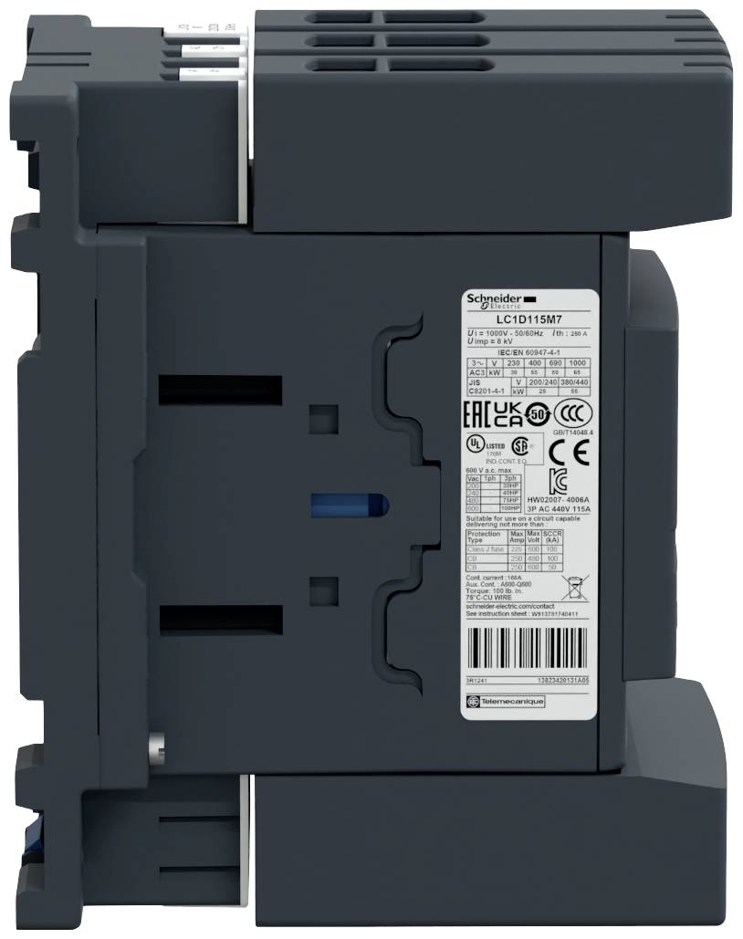 Schneider Electric LC1D115P7 Leistungsschütz 1St.