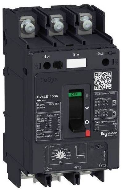Schneider Electric GV4LE07S6 GV4LE07S6 Motorschutzschalter 1St.