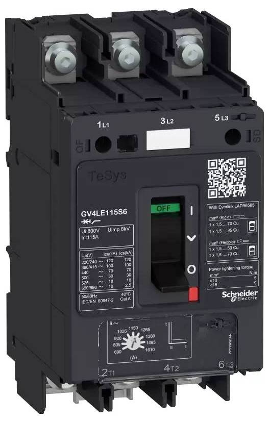 Schneider Electric GV4LE115N6 GV4LE115N6 Motorschutzschalter 1St.