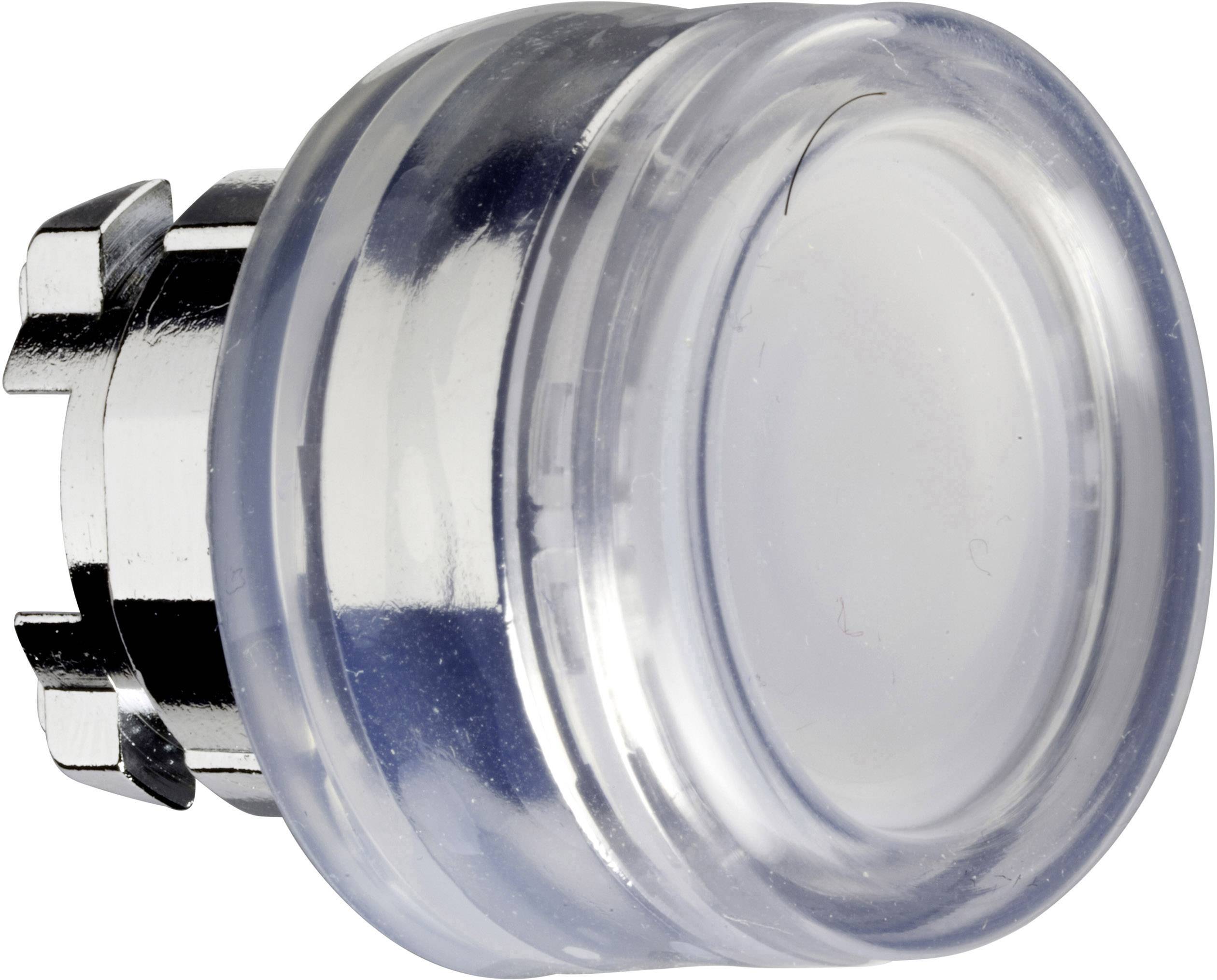 Ein runder, transparenter Kunststoffdeckel mit Metallgewinde, geeignet für Verschlüsse oder Gehäusemontage.