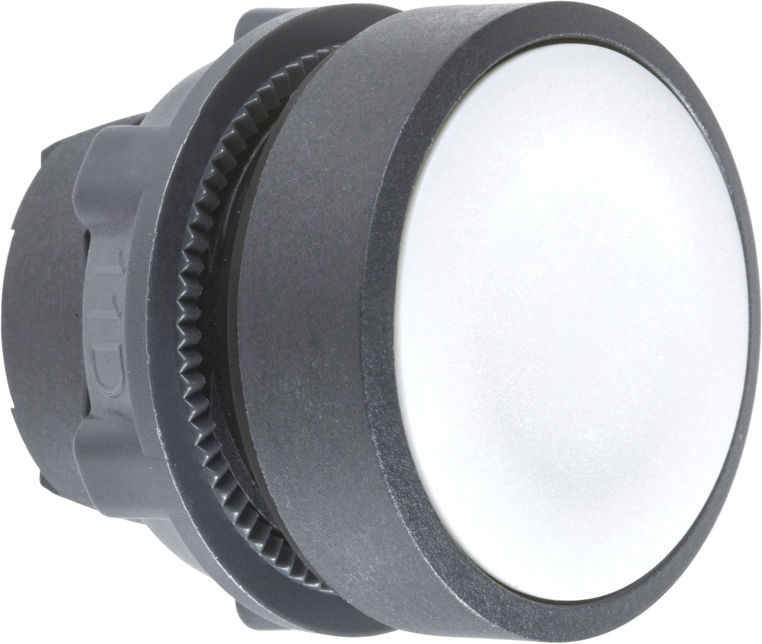 Schwarz-grauer, runder, erhabener Druckknopf für industrielle Anwendungen mit glatter, glanzloser Oberfläche.