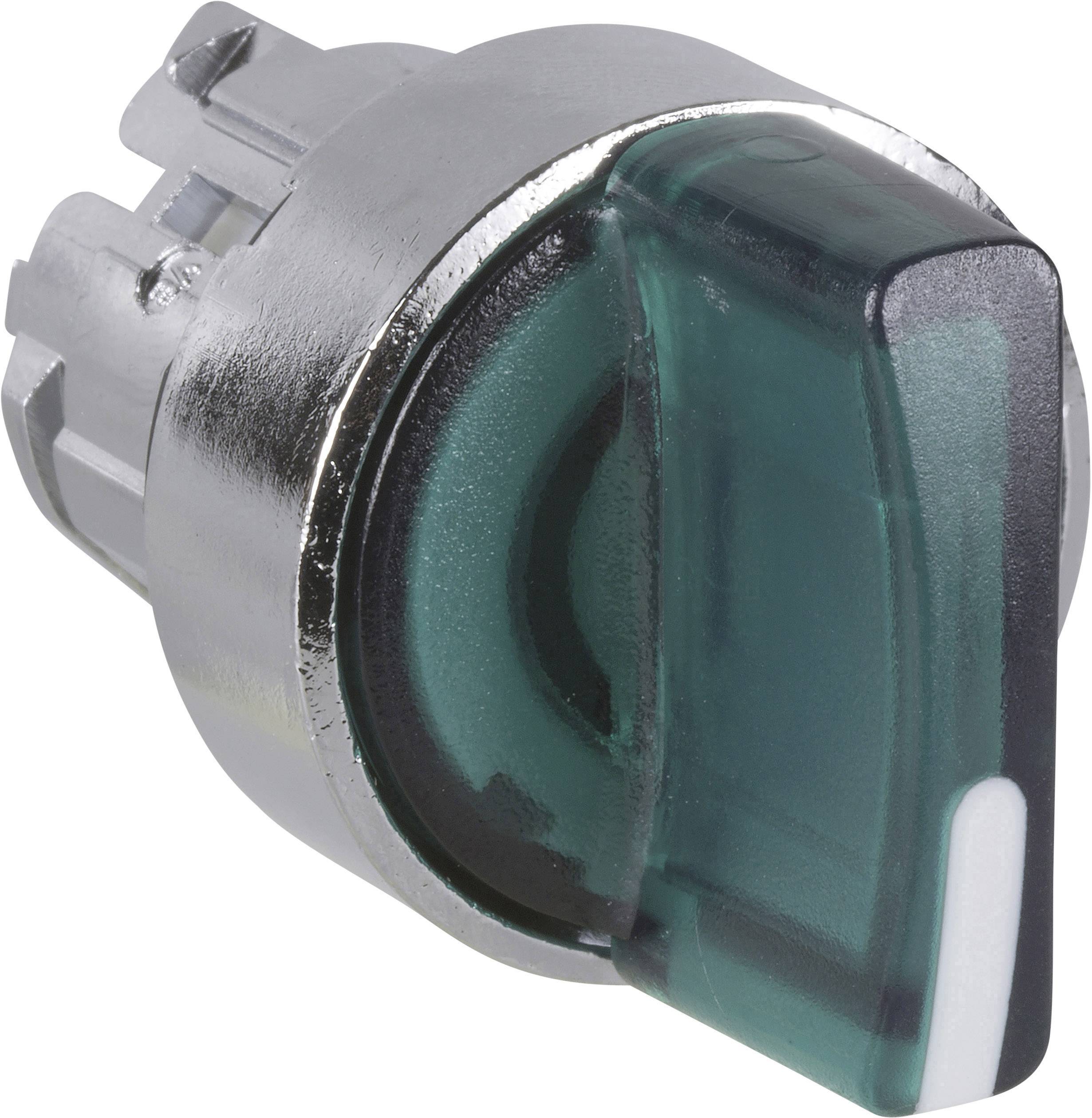 Schneider Electric ZB4BK1233 ZB4BK1233 Leuchtwahlschalter-Frontelement Drehschalter 2 x 90° Drehentriegelung 1St.