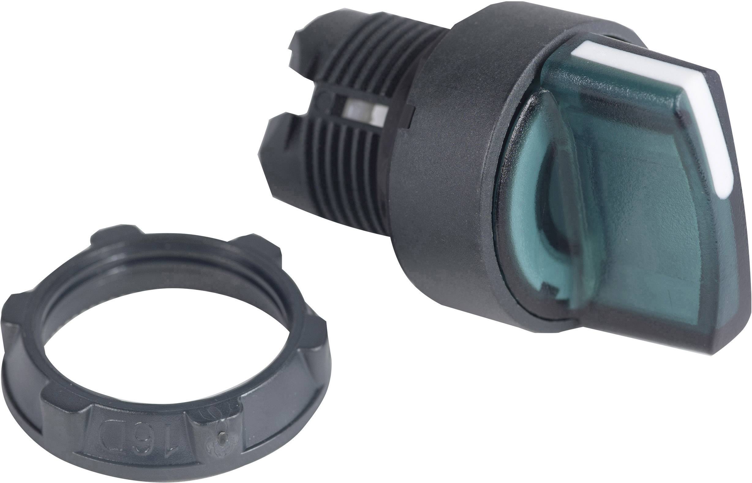 Schneider Electric ZB5AK1233 ZB5AK1233 Leuchtwahlschalter-Frontelement Drehschalter 2 x 90° Drehentriegelung 1St.