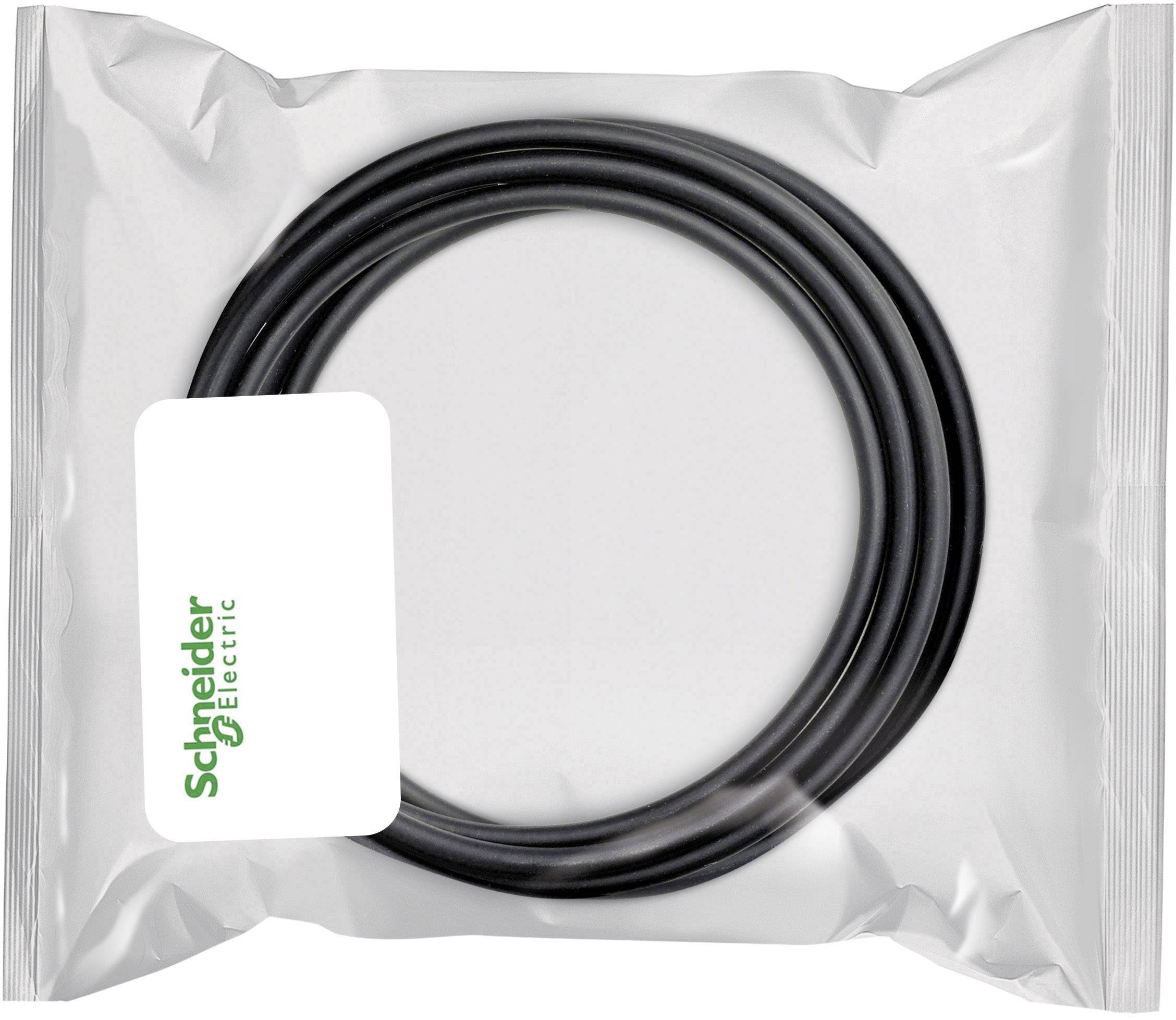 Eine Packung mit einem schwarzen Kabel von Schneider Electric.