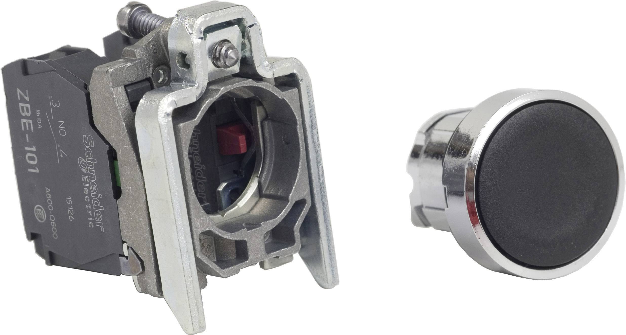 Schneider Electric XB4BA25 XB4BA25 Drucktaster 600V 6A tastend (L x B x H) 52 x 30 x 47mm IP66, IP67, IP69, IP69K 1St.