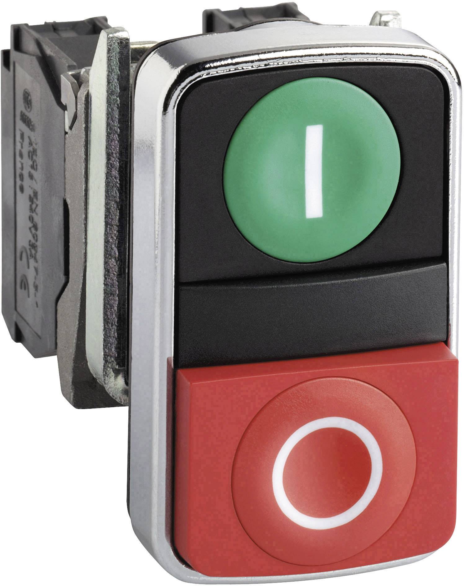 Schneider Electric XB4BL73415 XB4BL73415 Drucktaster 600V 6A tastend IP67, IP69, IP69K 1St.