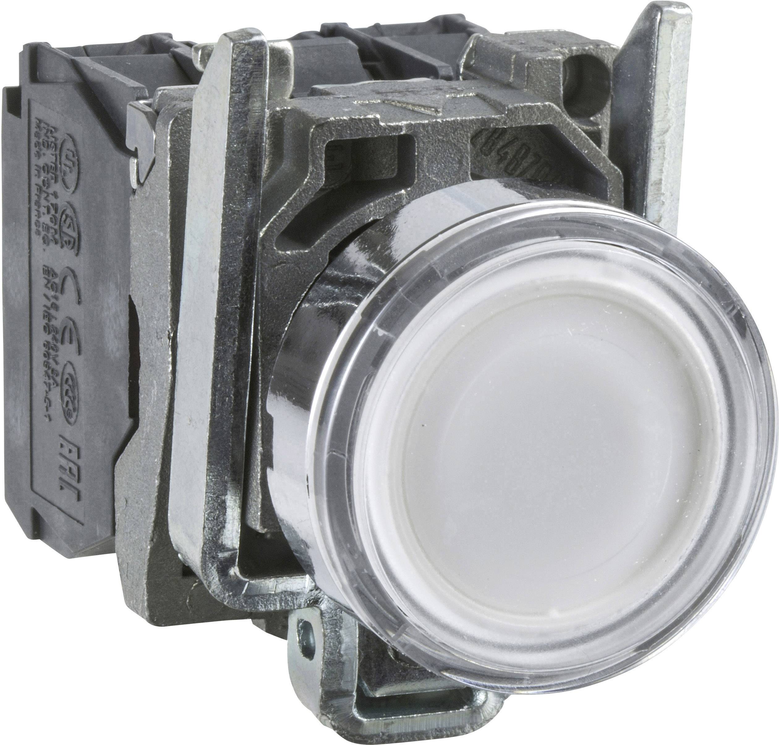 Schneider Electric XB4BW31G5 XB4BW31G5 Leuchtdrucktaster 600V 6A tastend (L x B x H) 57 x 30 x 47mm IP66, IP67, IP69, IP69K 1St.