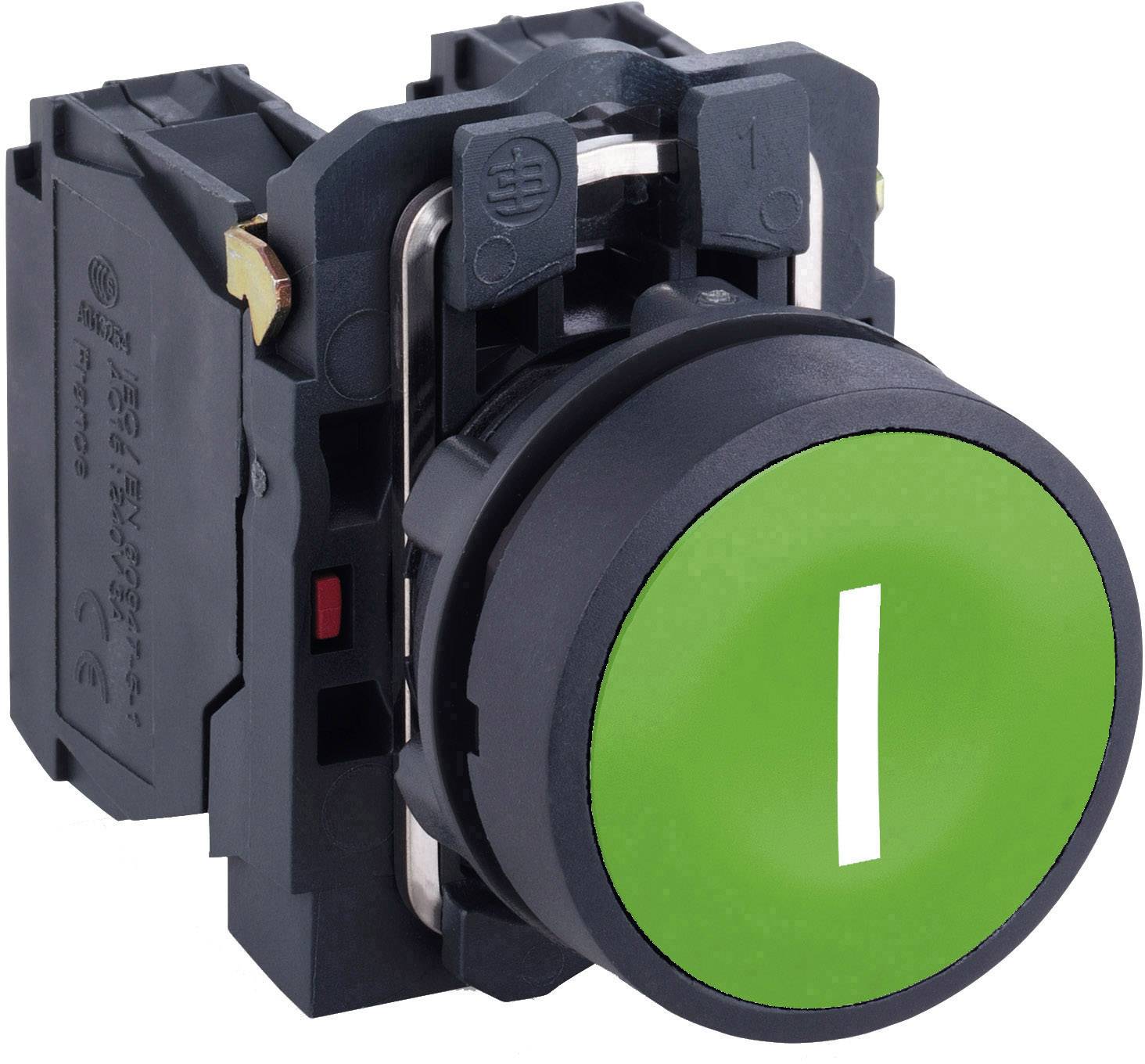 Schneider Electric XB5AA3311 XB5AA3311 Drucktaster 600V 6A tastend (L x B x H) 52 x 30 x 42mm IP66, IP67, IP69, IP69K 1St.