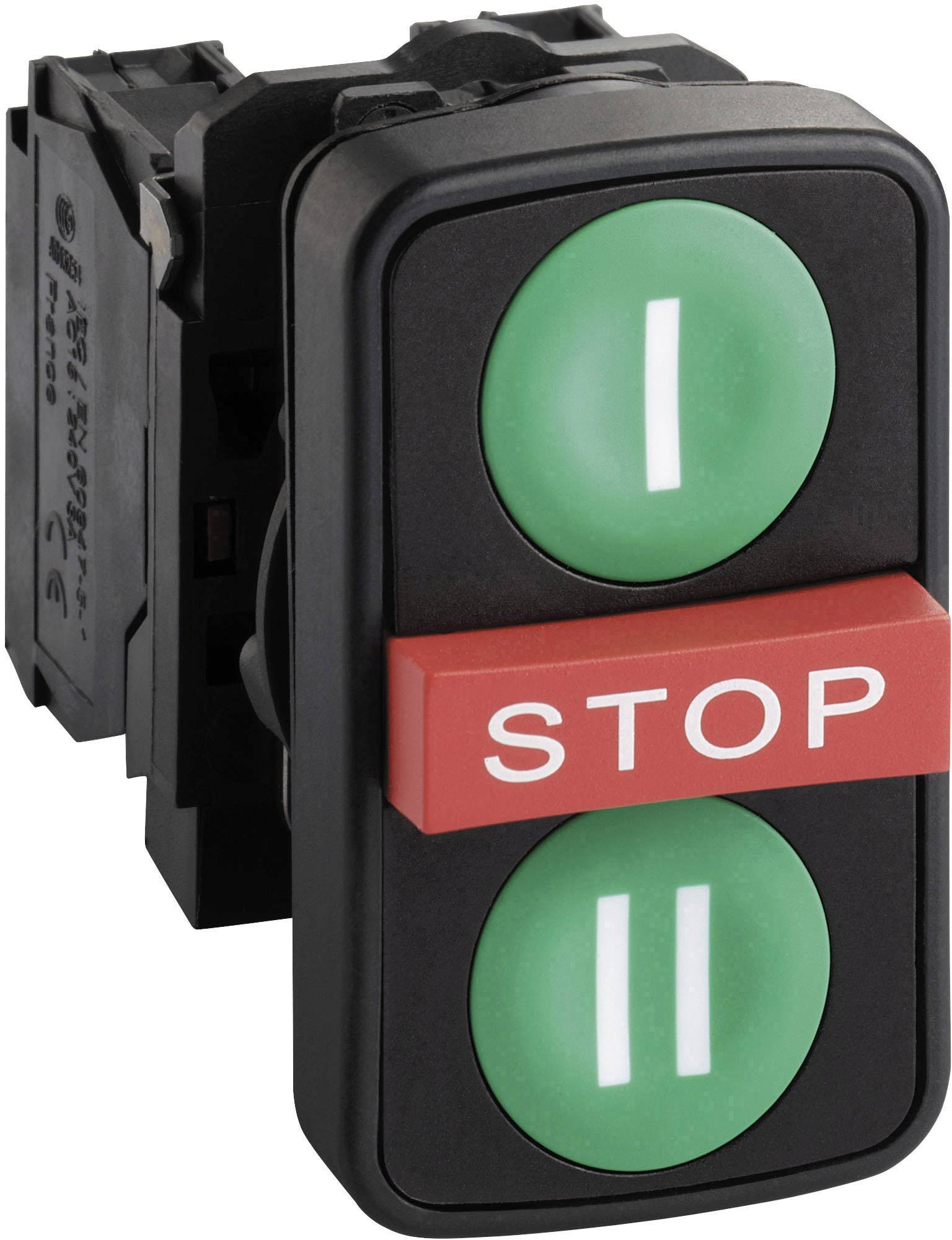 Schneider Electric XB5AA731327 XB5AA731327 Drucktaster 600V 6A tastend (L x B x H) 52 x 30 x 42mm IP67, IP69, IP69K 1St.