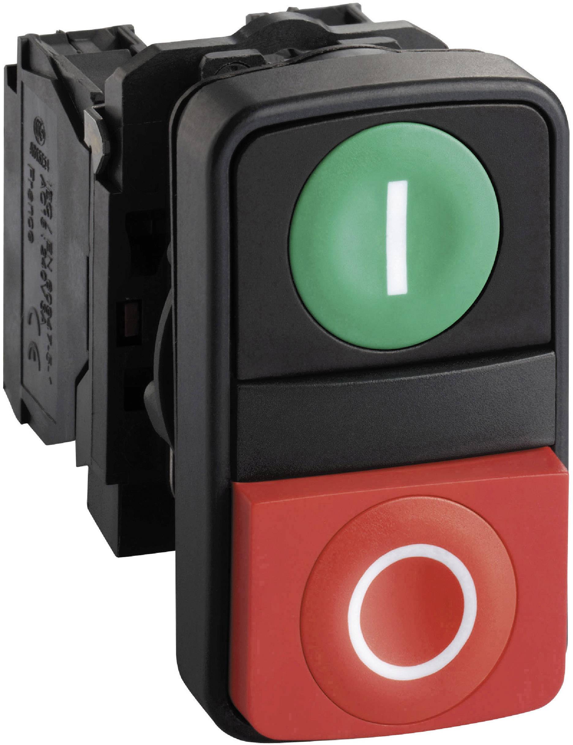 Schneider Electric XB5AL73415 XB5AL73415 Drucktaster 600V 6A tastend (L x B x H) 59 x 30 x 50mm IP67, IP69, IP69K 1St.