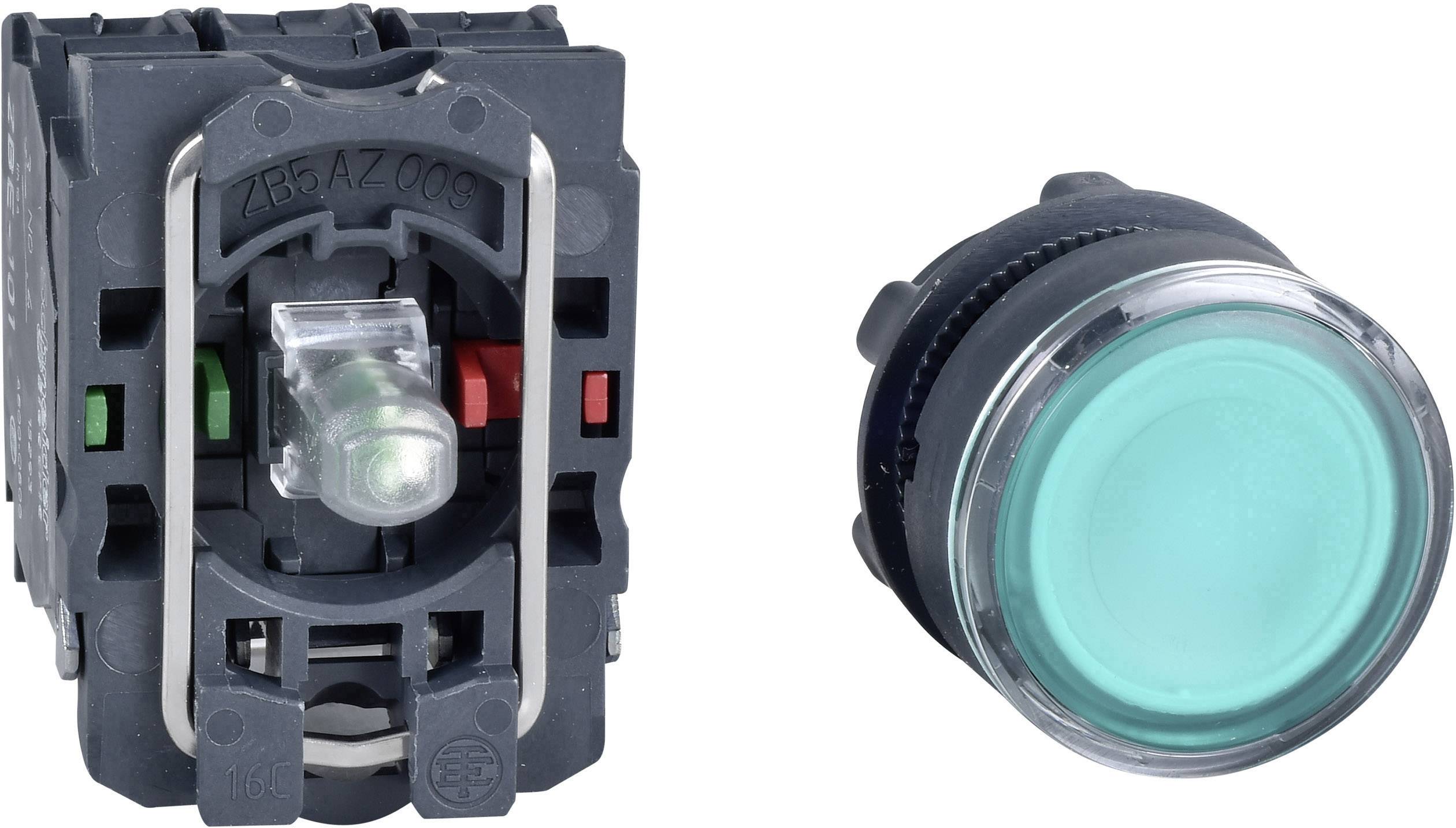 Schneider Electric XB5AW33M5 XB5AW33M5 Leuchtdrucktaster 600V 6A tastend (L x B x H) 57 x 30 x 42mm IP66, IP67, IP69, IP69K 1St.