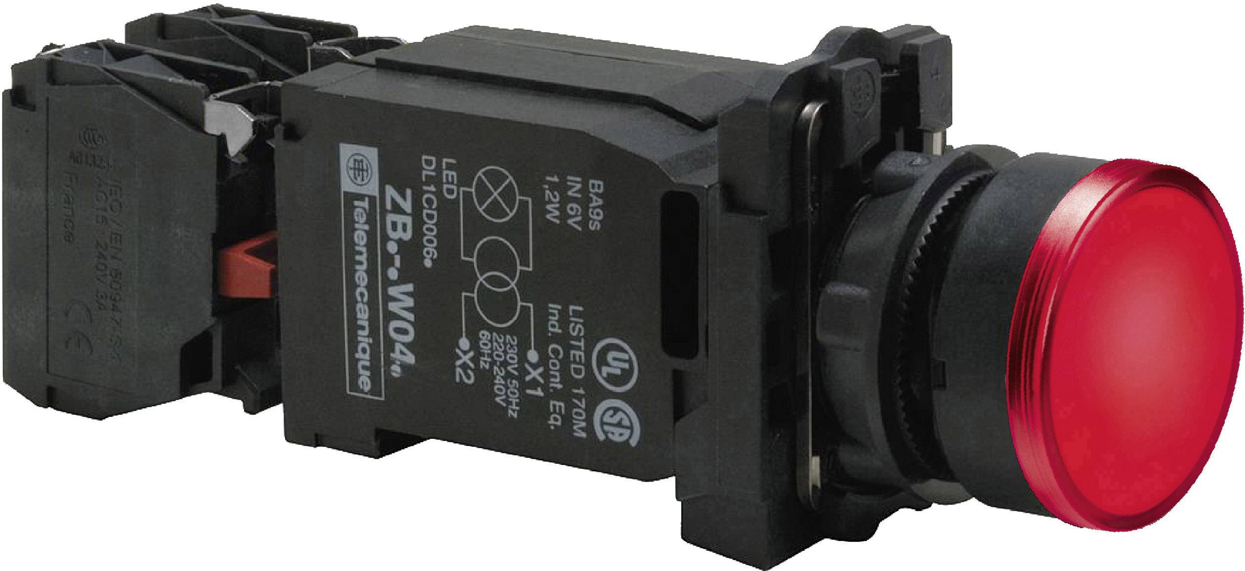 Schneider Electric XB5AW3445 XB5AW3445 Leuchtdrucktaster 600V 6A tastend (L x B x H) 101 x 30 x 42mm IP66, IP67, IP69, IP69K 1St.