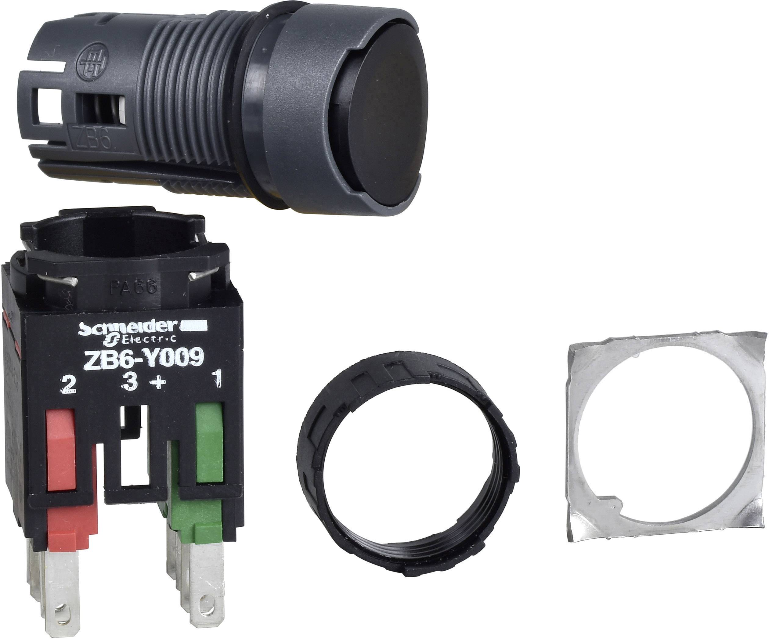 Schneider Electric XB6AA25B XB6AA25B Drucktaster 250V 3A tastend (L x B x H) 57 x 18 x 18mm IP65 1St.