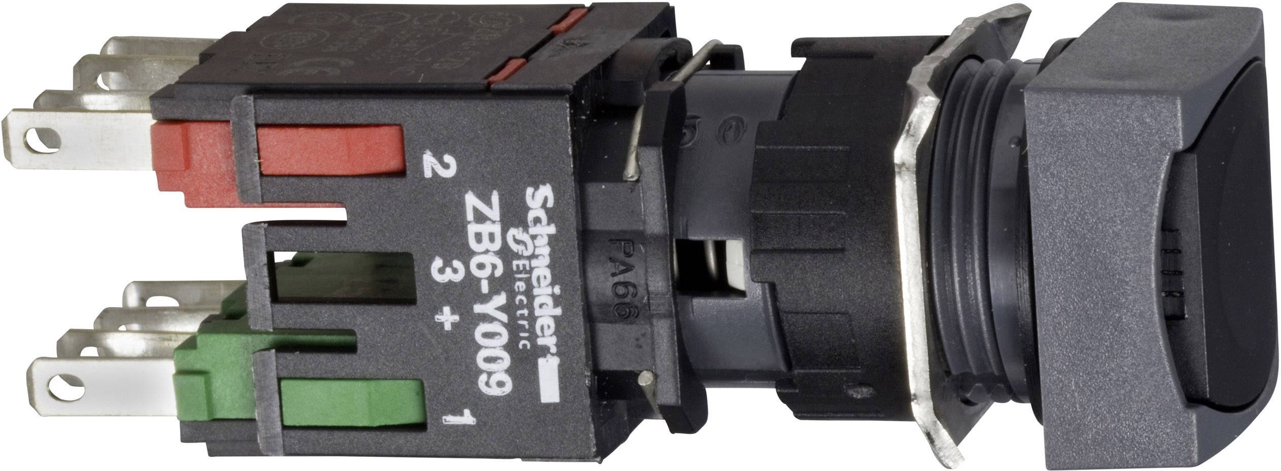 Schneider Electric XB6CA25B XB6CA25B Drucktaster 250V 3A tastend (L x B x H) 57 x 18 x 18mm IP65 1St.