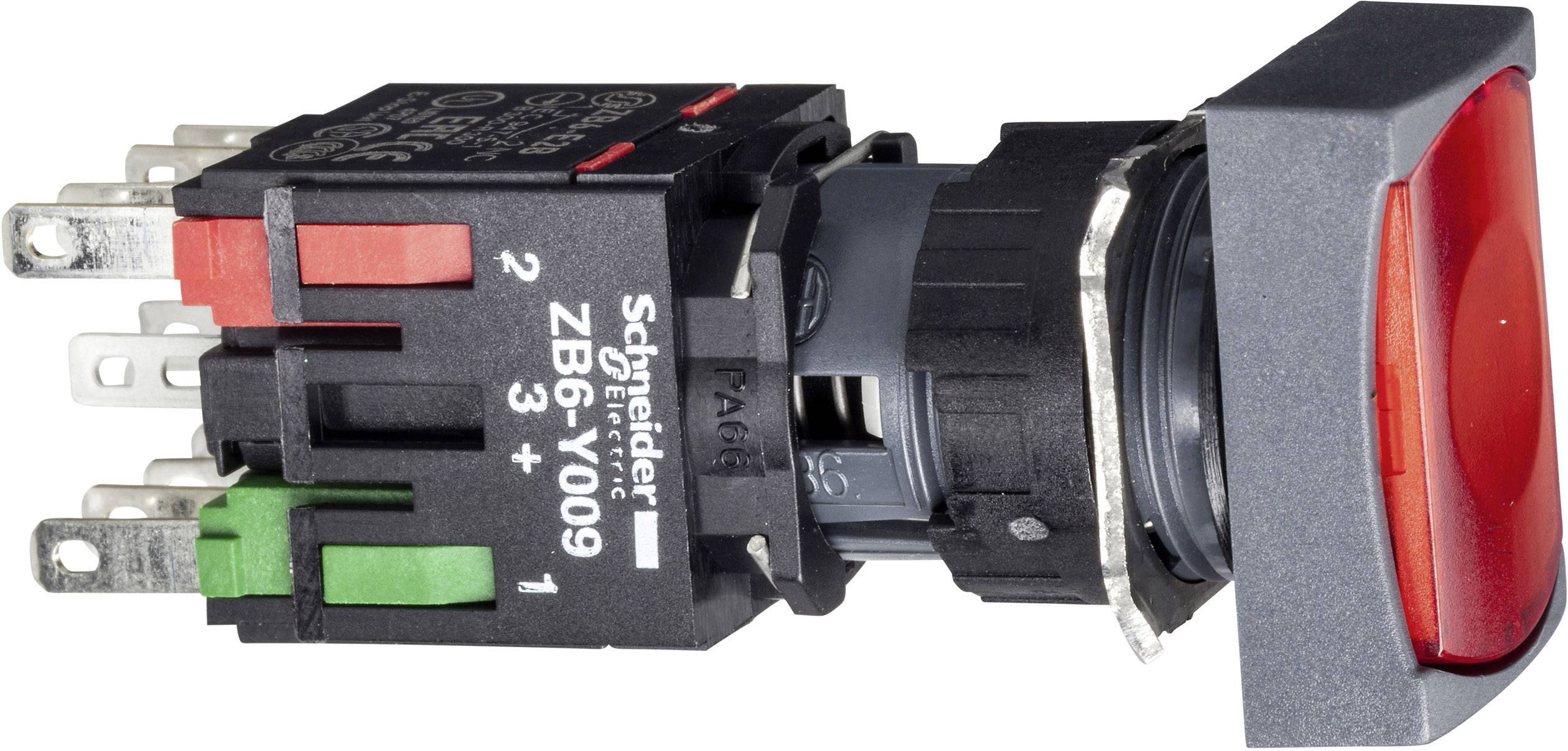 Schneider Electric XB6DF4B2B XB6DF4B2B Leuchtdrucktaster 250V 3A tastend 1St.