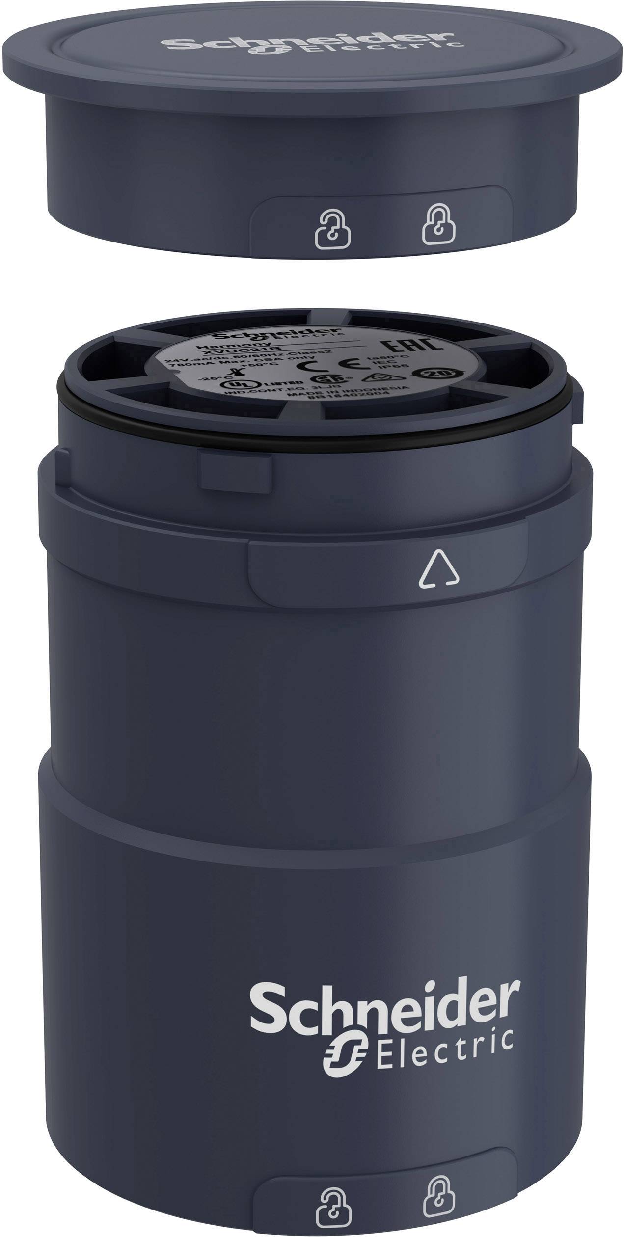 Schneider Electric XVUC21B Grundplatte Schwarz 24 V DC/AC 1 St.