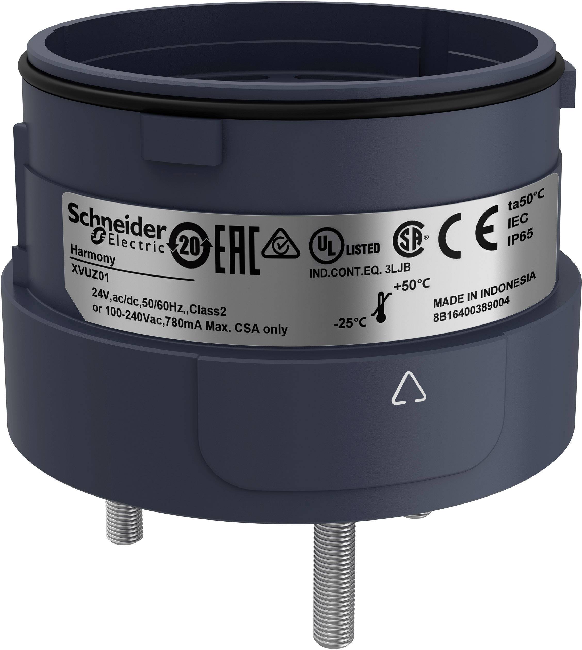 Schneider Electric XVUZ01 Befestigungsfuß 24V DC/AC, 240 V/AC, 110 V/AC 1St.