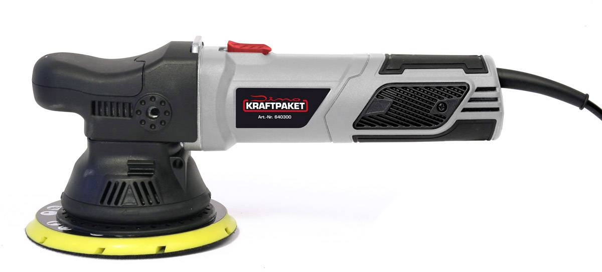 Dino KRAFTPAKET 640301 Exzenterpoliermaschine 230V 900W 1600 - 4200 U/min 125mm