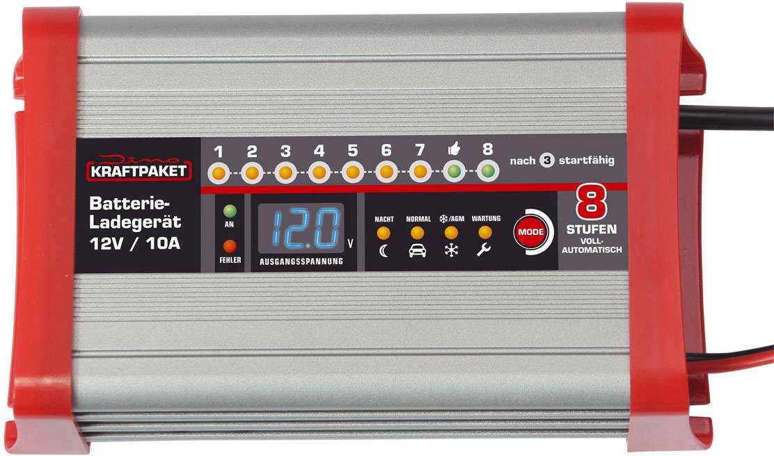 Dino KRAFTPAKET 136321 Automatikladegerät 12V 10A
