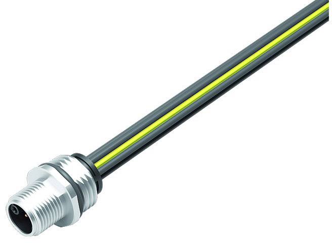 Binder 09 0701 700 05 Sensor-/Aktor-Steckverbinder, konfektioniert M12 Stecker, Einbau vertikal 1St.