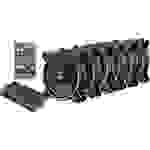 Enermax 6x Kit T.B. RGB PC-Gehäuse-Lüfter Schwarz, RGB (B x H x T) 120 x 120 x 25mm inkl. LED-Beleuchtung
