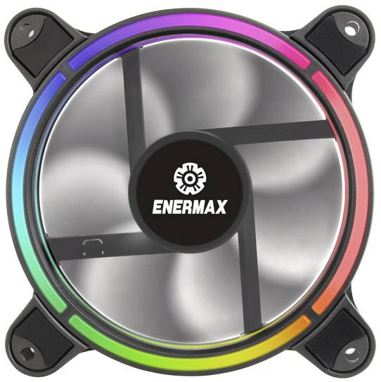 Enermax 6x Kit T.B. RGB PC-Gehäuse-Lüfter Schwarz, RGB (B x H x T) 120 x 120 x 25 mm inkl. LED-Beleuchtung