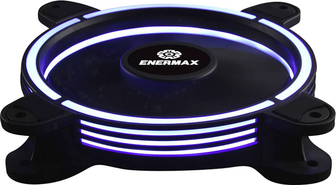 Enermax 6x Kit T.B. RGB PC-Gehäuse-Lüfter Schwarz, RGB (B x H x T) 120 x 120 x 25 mm inkl. LED-Beleuchtung