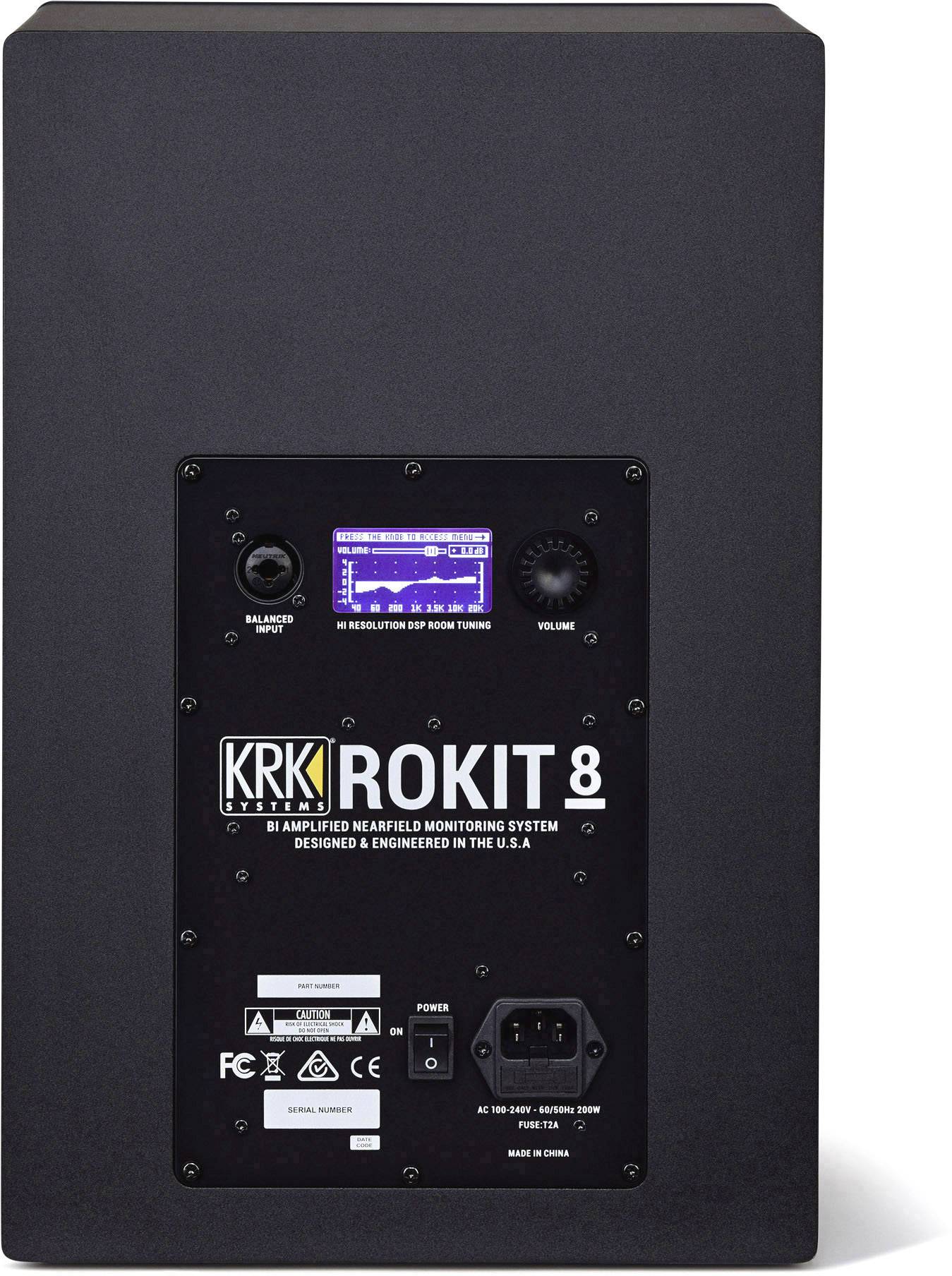 KRK Systems Rokit RP8 G4 Aktiver Monitor-Lautsprecher 20.32cm 8 Zoll 200W 1St.