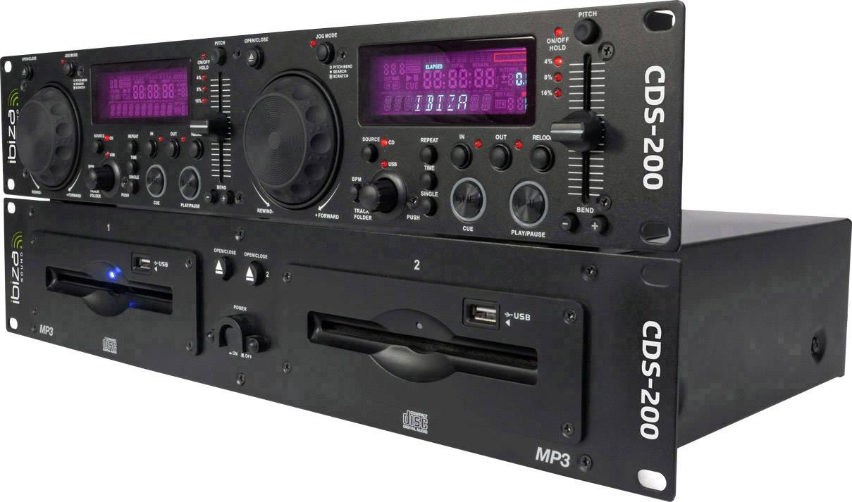 Ibiza Sound CDS-200 DJ Doppel CD Player