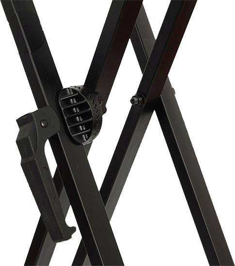 Ibiza Sound SK003 Keyboardständer Schwarz doppelstrebig