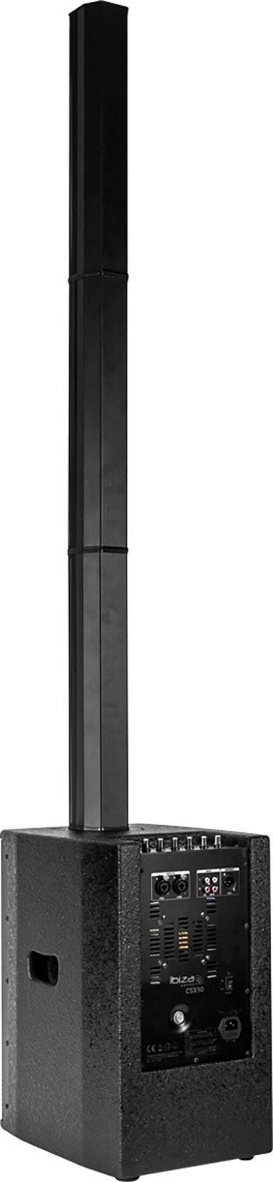 Ibiza Sound CSX10 Aktives PA-Lautsprecher-Set Bluetooth, Integriertes Mischpult