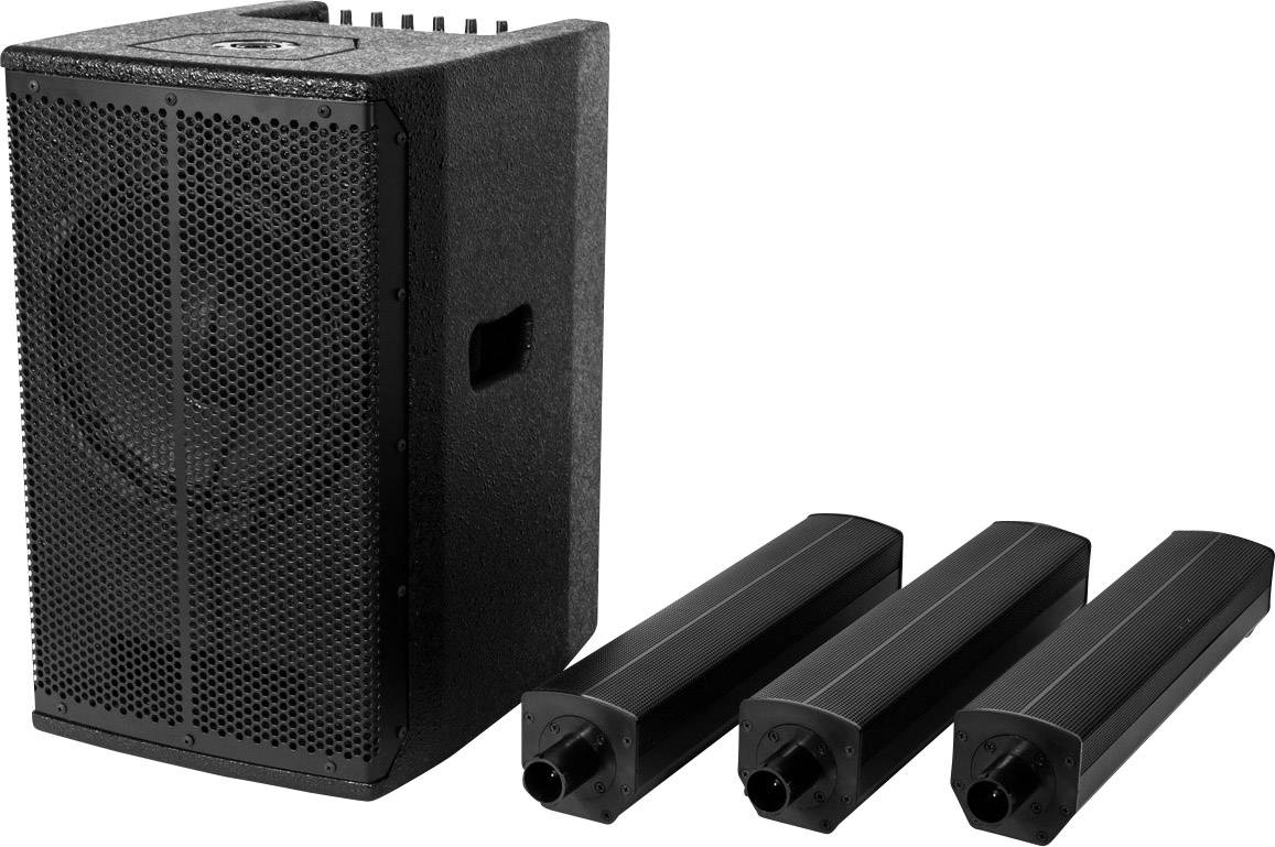 Ibiza Sound CSX10 Aktives PA-Lautsprecher-Set Bluetooth, Integriertes Mischpult