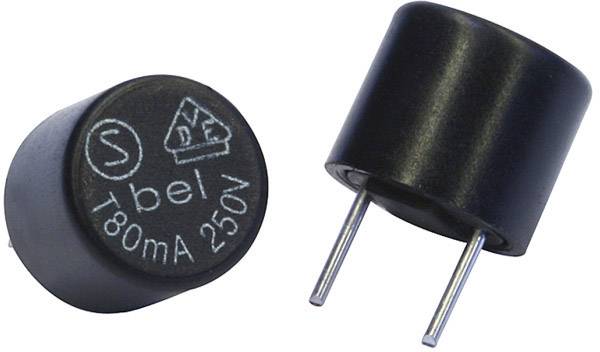 Belfuse MRT 80-BULK BEL Fuse Sicherung träge radial 80 mA Kleinstsicherung THT 80.0 mA 250.0 V Träge -T- 100 St. Bulk