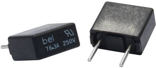 BEL Fuse Sicherung träge radial 5A Kleinstsicherung THT 5.0A 250.0V Träge -T- 100St.