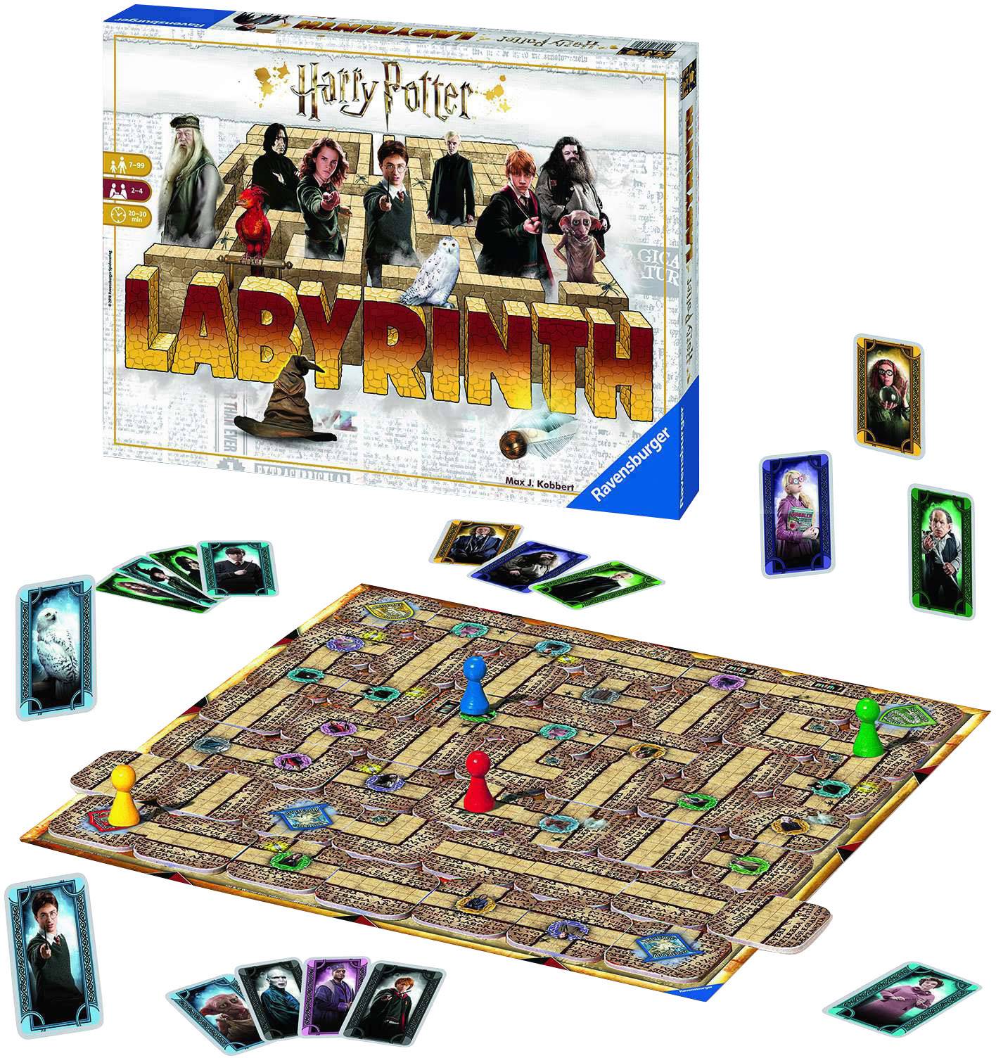 Harry Potter Labyrinth, Kartenspiel, Glücksspiel, 7 Jahr(e), 20 min, Familienspi