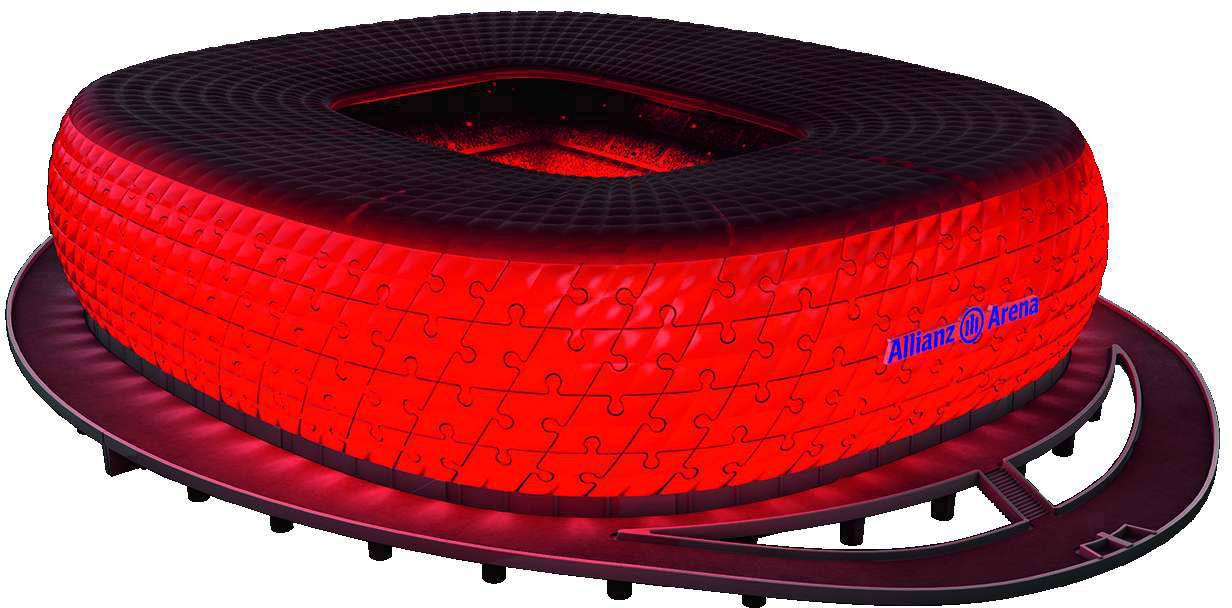 Allianz Arena bei Nacht 12530 Allianz Arena bei Nacht 1St.