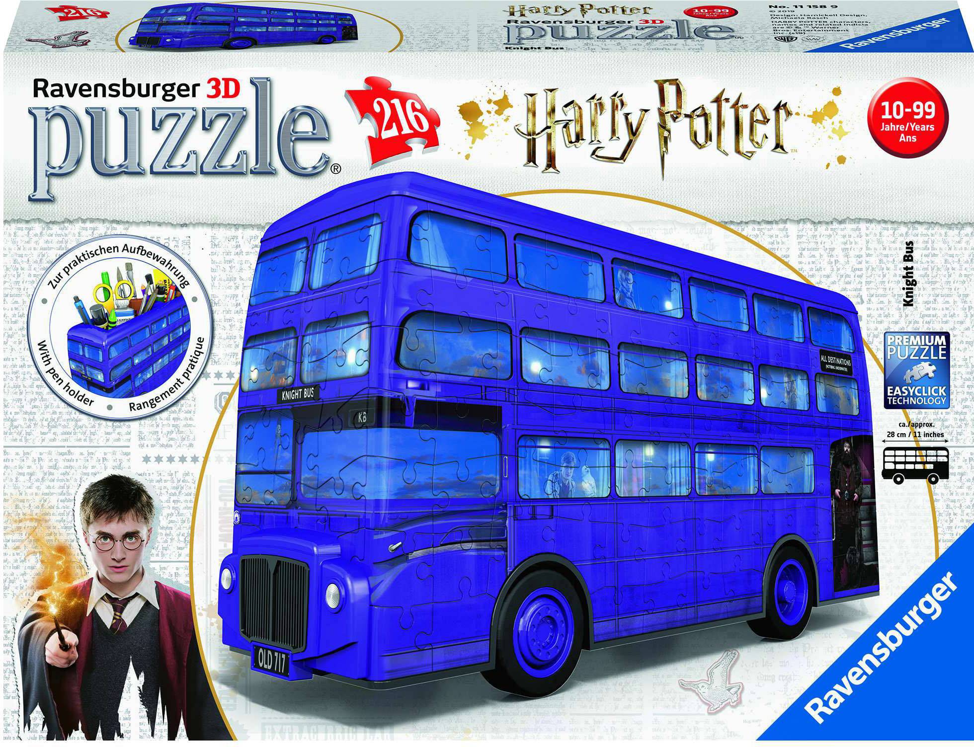 Knight Bus - Harry Potter 3D Puzzle 11158 Knight Bus - Harry Potter 3D Puzzle 1 St.