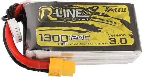 Modellbau-Akkupack (LiPo) 14.8V 1300 mAh Zellen-Zahl: 4 120 C Softcase XT60