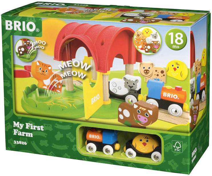 Brio Mein erster Bahn Bauernhof mit Sound 63382600