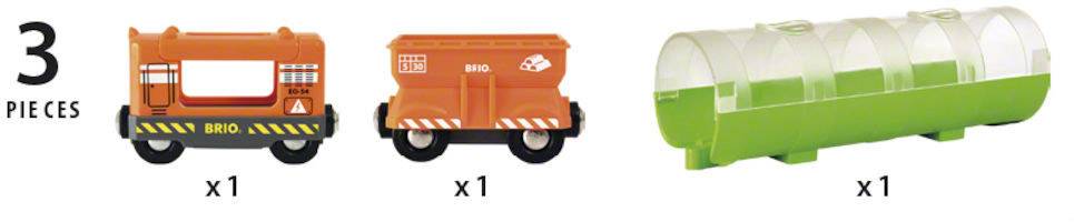 Brio Tunnel Box Frachtzug 63389100