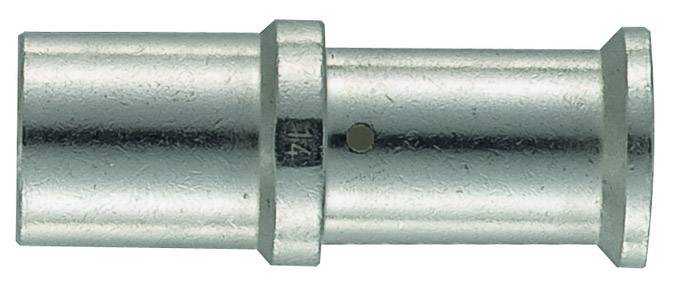 Metallverbindungsstück mit zylindrischem Körper und zwei Flanschen, verwendet für Rohrverschraubungen oder ähnliche Anwendungen.