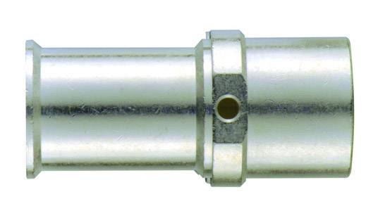 Metallverbindungsmuffe für Rohre, zylindrische Form mit sechseckigem Mittelteil, aneinander gefügt zur Rohrsysteminstallation.