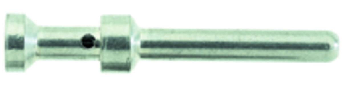 Metallbolzen mit abgerundetem Ende und zylindrischer Form, mittig mit einem Loch versehen, möglicherweise Teil eines mechanischen Systems.