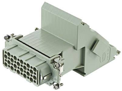 Steckverbinder mit mehreren Kontakten und metallischen Befestigungsschrauben, geeignet für industrielle Anwendungen.