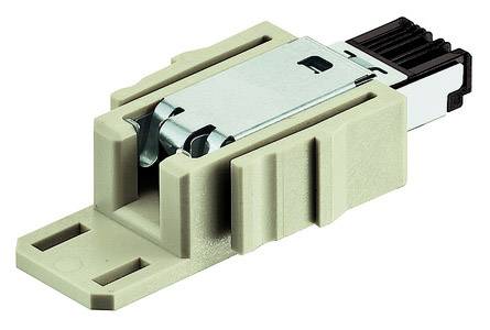 LWL-Adapter mit Duplex-Kupplung und Kunststoffgehäuse, geeignet für die Verbindung von Lichtwellenleitern in Netzwerkanwendungen.