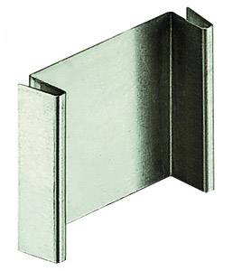 Metallwinkel, V-förmig, ohne Verzierungen, vermutlich zur Verbindung oder Unterstützung von Bauteilen verwendet.