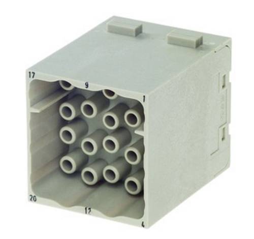 HARTING Stiftmodul 09140203001 Inhalt: 1 St. Stiftmodul