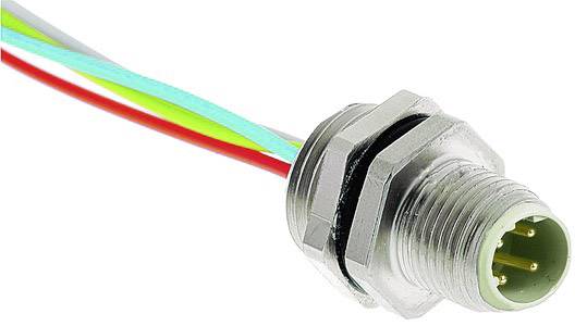 HARTING M12 Wanddurchführung D-Kodiert Stift gerade, 4-polig 50V, 4A - 1 Stück