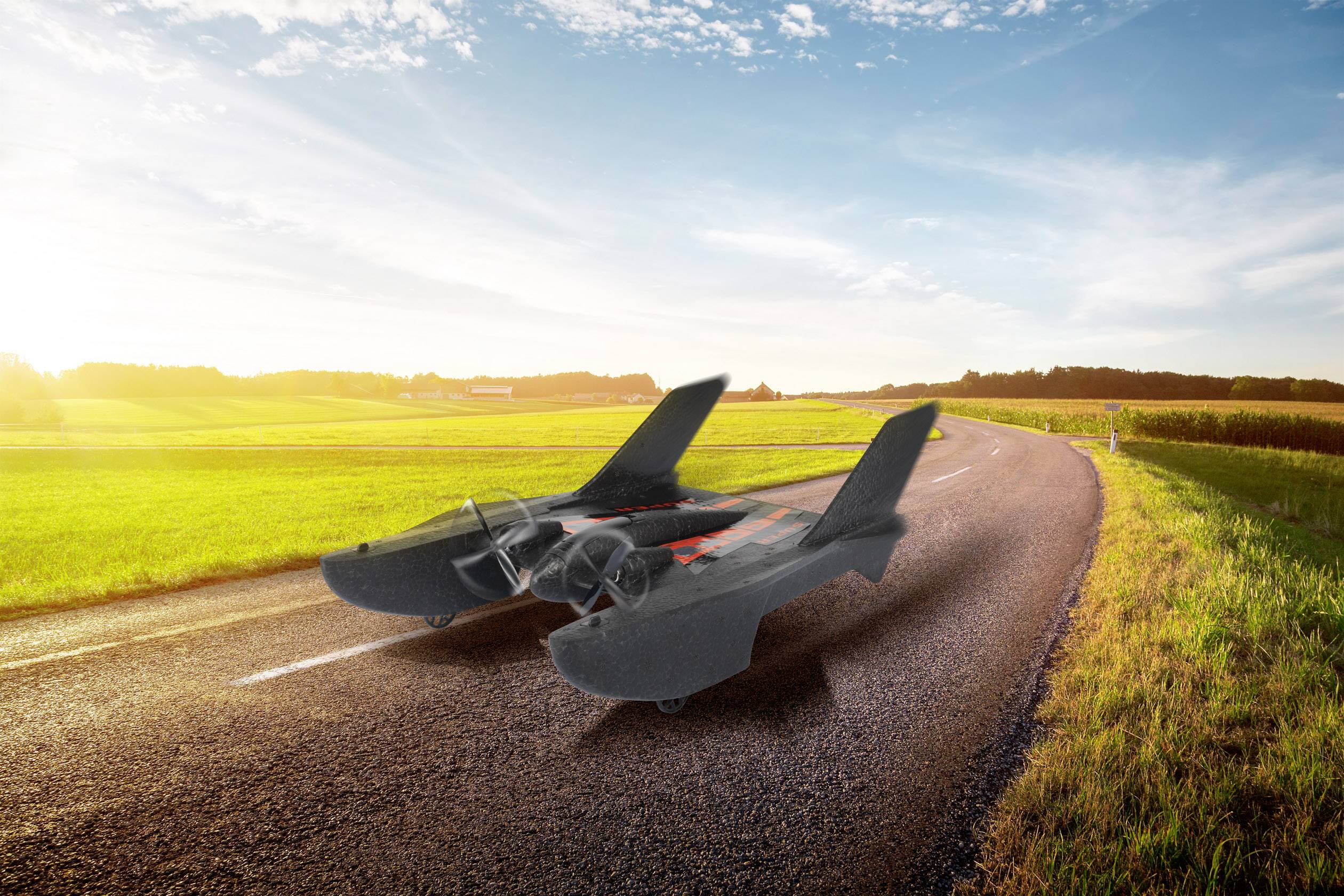 Reely 2-in-1 Aero-TerraX RC Einsteiger Modellflugzeug RtF